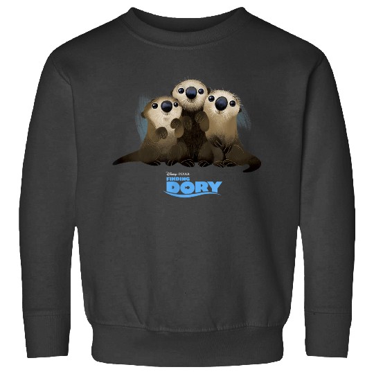 Disneyss Pixars Finding Dory Cute Sea Otters Big Chest Poster Sweatshirts