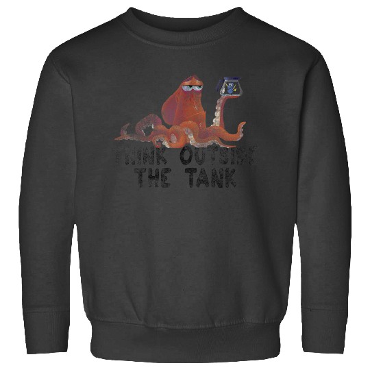 Disneyss Pixars Finding Dory Hank Think Outside Distressed Logo Sweatshirts