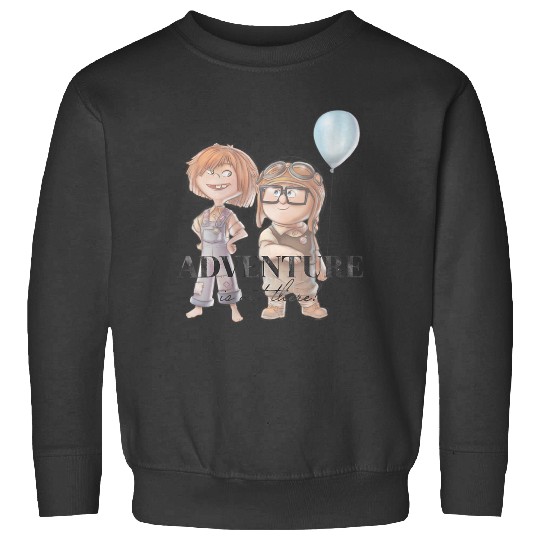 Disneyss 100 And Pixars's Up Carl Ellie Adventure Is Out There Sweatshirts