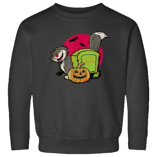Disney Cinde Halloween 2024 Lucifer The Cat Graveyard Sweatshirts