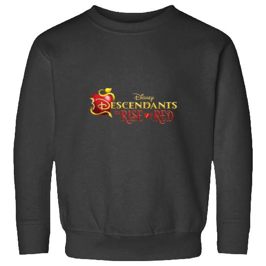Disney Descendants 4 The Rise of Red  Movie Logo Raglan Baseball Tee Sweatshirts