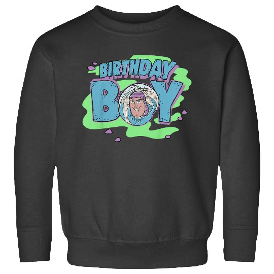 Kids Disneyss Pixars Toy Story Birthday Boy Buzz Lightyear Youth Sweatshirts
