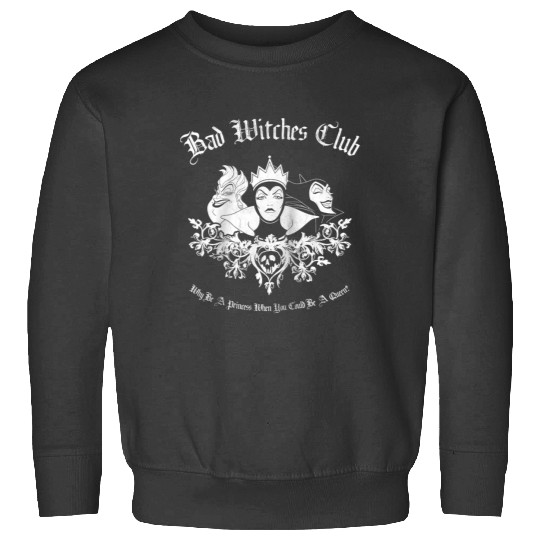 Disney Villains The Bad Witches Club Raglan Baseball Tee Sweatshirts
