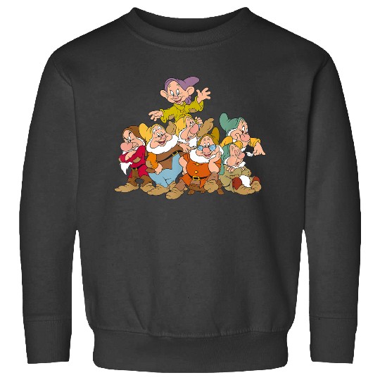 Disneyss Snow White The Seven Dwarfs Group Fun Sweatshirts