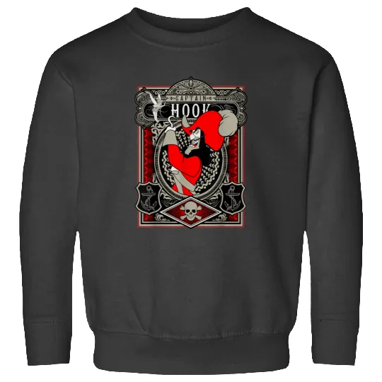 Disneyss Peter Pan Captain Hook Poster Sweatshirts