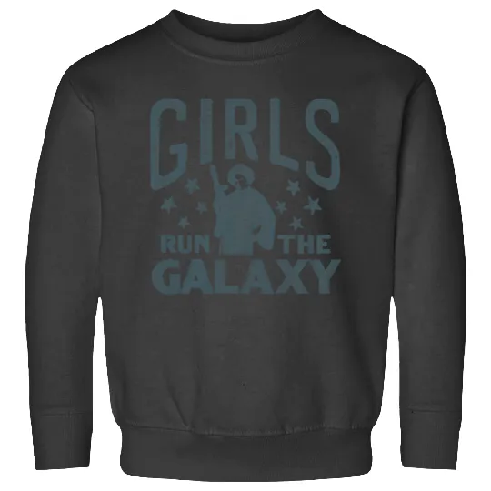 Star Warss Princess Leia Girls Run The Galaxy Disneyss+ Sweatshirts