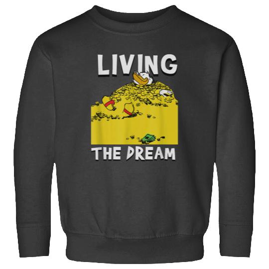 Disneyss Ducktales Scrooge Mcduck Living The Dream Sweatshirts
