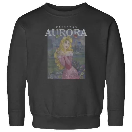 Disneyss Sleeping Beauty Princess Aurora Portrait Sweatshirts