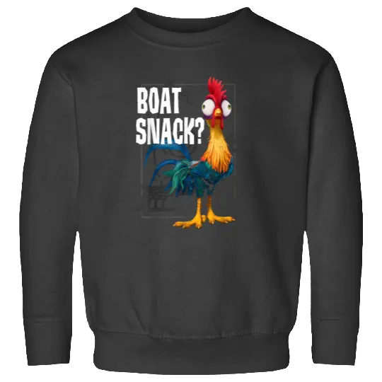 Disneyss Moana Hei Hei Boat Snack Vintages Style Poster Sweatshirts