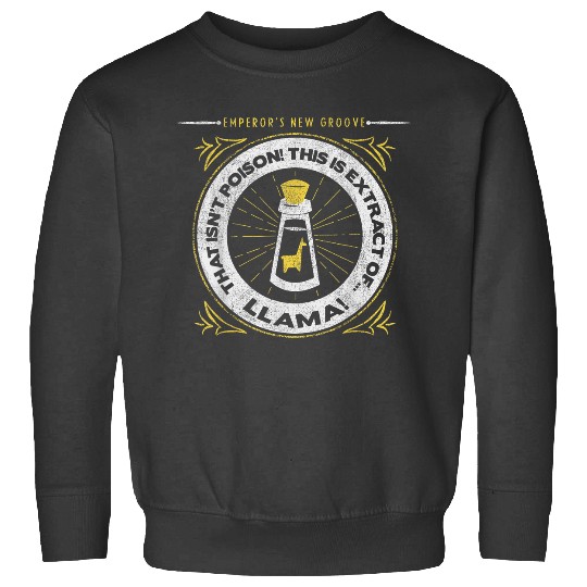 Disneyss Emperors New Groove Extract Of Llama Logo Sweatshirts