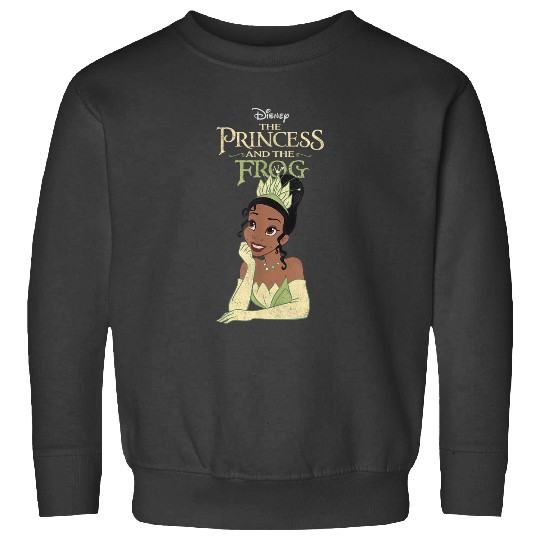 Disneyss The Princess And The Frog Iconic Tiana Chest Poster Sweatshirts