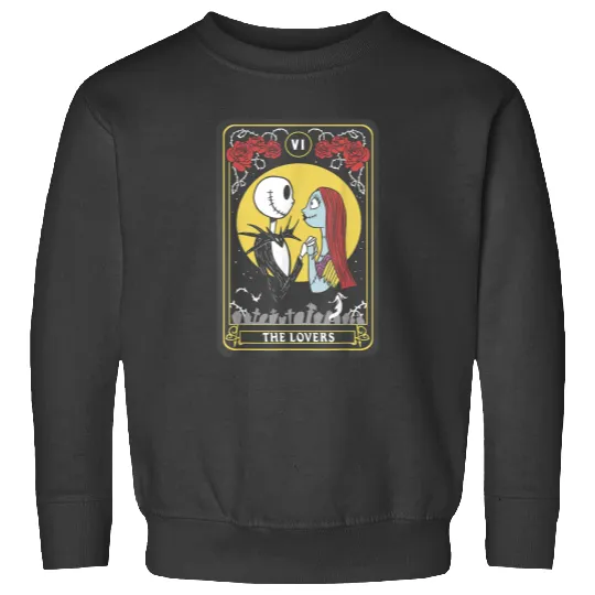 Disneyss The Nightmare Before Christmas Jack Sally Lovers Sweatshirts
