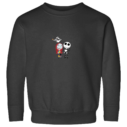 Disneyss Nightmare Before Christmas Dark Jack Sally Sweatshirts