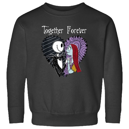 Disneyss The Nightmare Before Christmas Jack Sally Together Sweatshirts