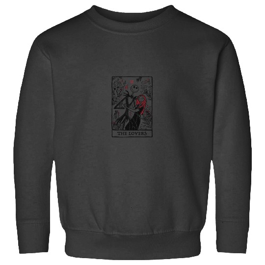 Disneyss The Nightmare Before Christmas Jack And Sally Tarot Sweatshirts