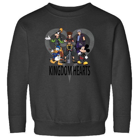 Disneyss Kingdom Hearts Iii Characters And Symbol Sweatshirts