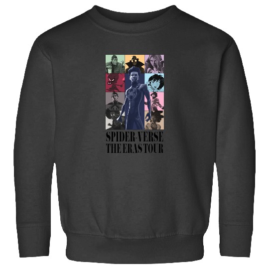 SpiderVerse Eras Tour with title Sweatshirts