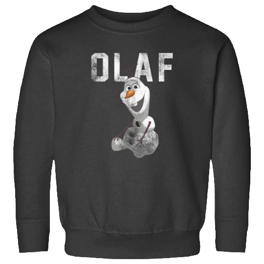 disney frozenss Cute Olaf Distressed Big Chest Portrait Sweatshirts