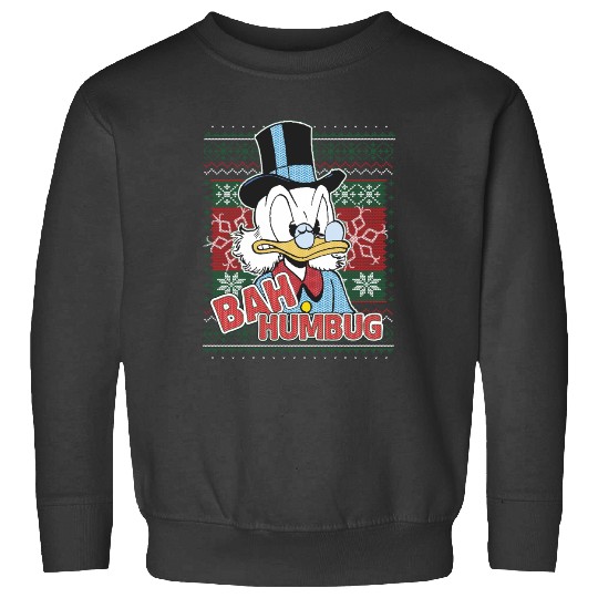 Disney Ducktales Christmas 2024 Scrooge Mcduck Bah Humbug Sweatshirts
