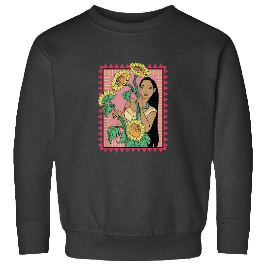 Disney Pocahontas Sunflowers Movie Still Sweatshirts