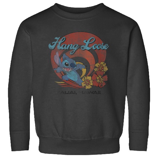 Disneyss Lilo Stitch Hang Loose Kauai Hawaii Sweatshirts
