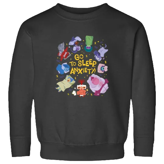 Disney Inside Out 2 Go to Sleep Anxiety Sweatshirts, The Emotional Adventure