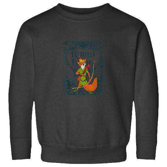 Disney Robin Hood Retro  Distressed Sweatshirts
