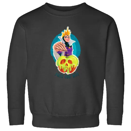 Disney Villains Evil Queen Poison Apple Just One Bite Sweatshirts