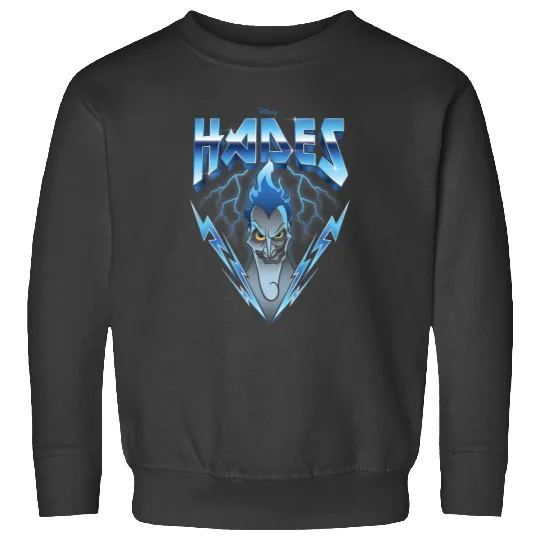 Disney Villains - Hades Blue Lightning Rock n Roll Sweatshirts
