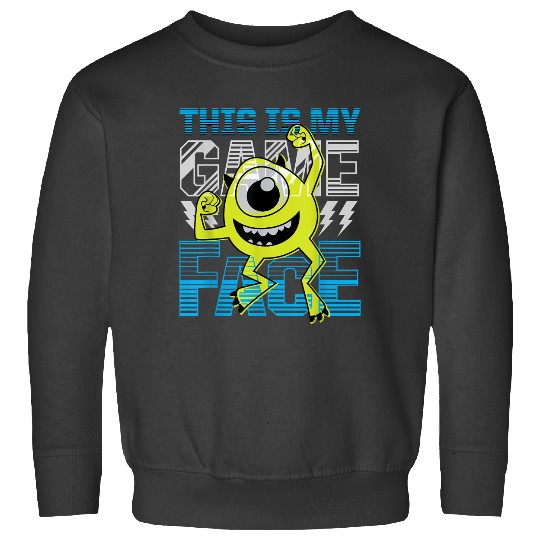 Disneyss Pixars Monsters Inc Mike Wazowski Game Faces Sweatshirts