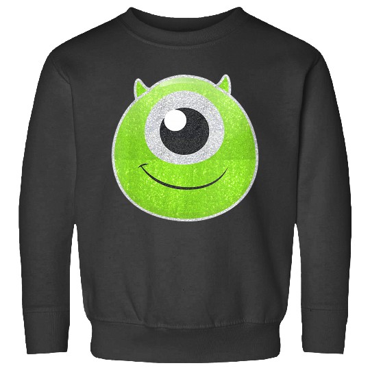 Disneyss Pixars Monsters University Mike Wazowski Big Faces Logo Sweatshirts