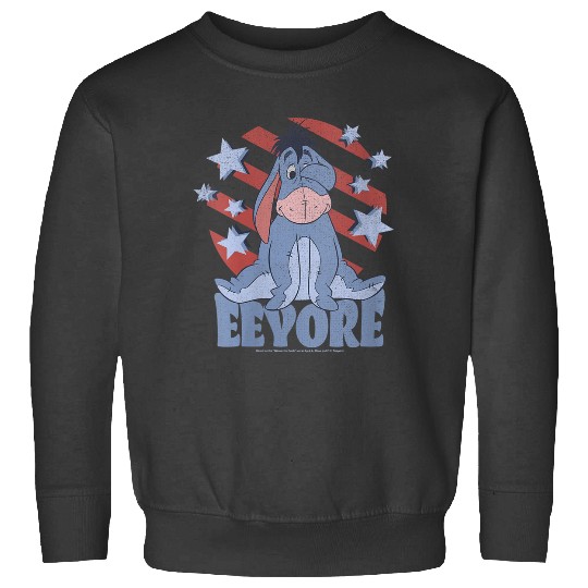 Disneyss Winnie The Pooh Americana Eeyore Stars Stripes Sweatshirts