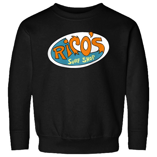 Disneyss Hannah Montana Ricos Surf Shop Logo Sweatshirts