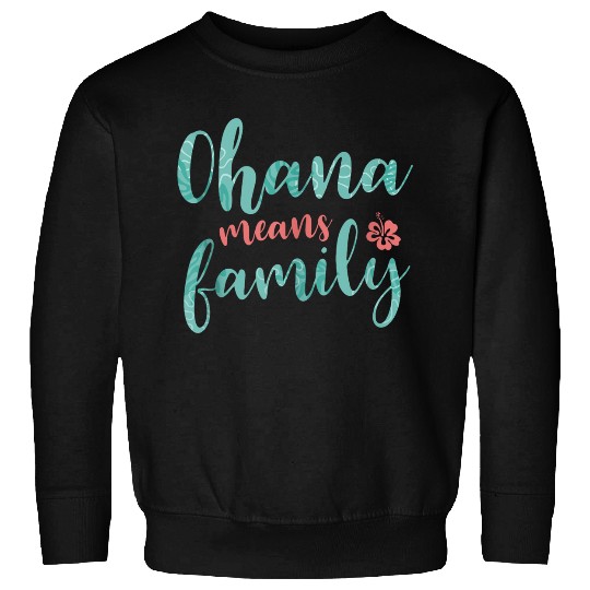 Disneyss Lilo Stitch Ohana Means Family Sweatshirts