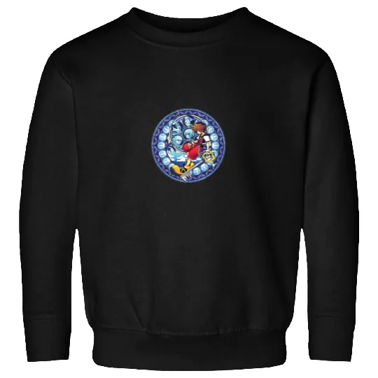 Disneyss Kingdom Hearts Sora Stained Glass Sweatshirts