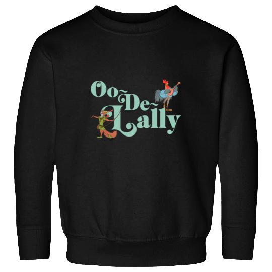Disney Robin Hood Oo-De-Lally Iconic Quote Chest Text Logo Sweatshirts