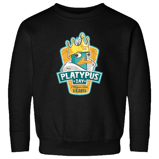 Disneyss Phineas And Ferb Platypus Day King Perry Portrait Sweatshirts