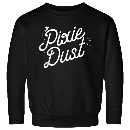Disneyss Peter Pan Tinker Bell Pixie Dust Large Text Poster Sweatshirts