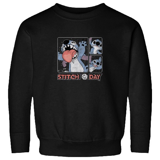 Discover Disney Lilo Stitch 626 Stitch Day Silly Faces Di Sweatshirts