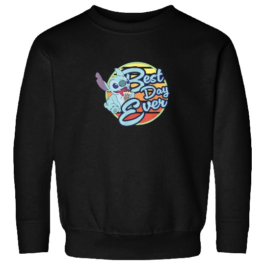 Discover Disney Lilo Stitch Best Day Ever Stitch Ice Crea Sweatshirts