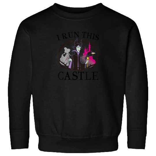 Discover Disney Sleeping Beauty Maleficent Runs This Castle T-Shirt T-Shirt Sweatshirts
