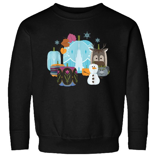 Discover Disney Princess Frozen Pumpkins Autumn Harvest Fall Palace Sweatshirts