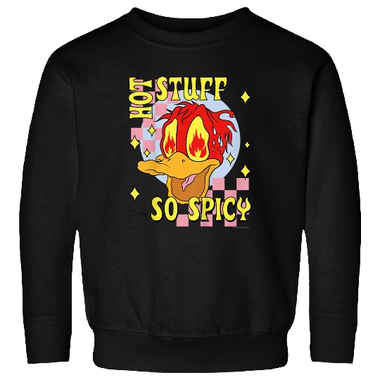 Disneyss Hot Ones Donald Duck Hot Stuff So Spicy Melting Faces Sweatshirts