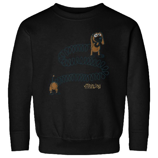 Disneyss Pixars Toy Story Slinky Dog Vintages Logo Sweatshirts