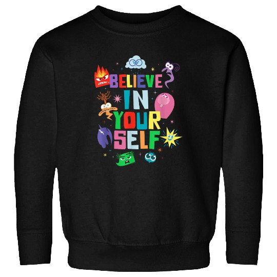 Discover Disney And Pixarss Inside Out 2 Emotions Believe In Yourself Sweatshirts