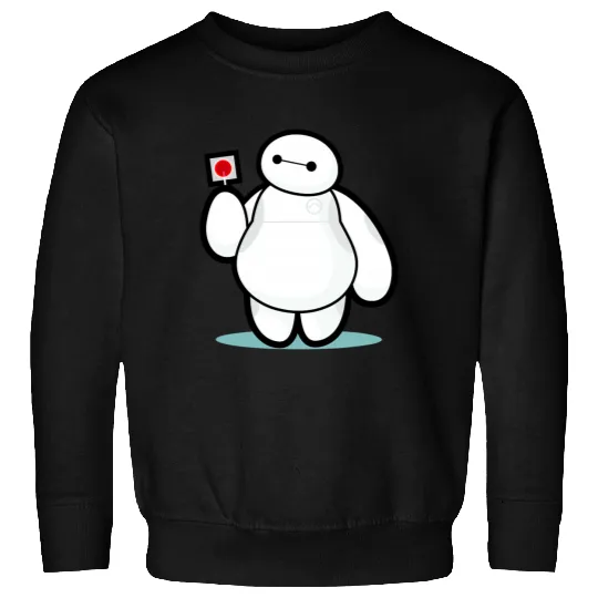 Disney Big Hero 6 Baymax With Lollipop Cute Shot Sweatshirts