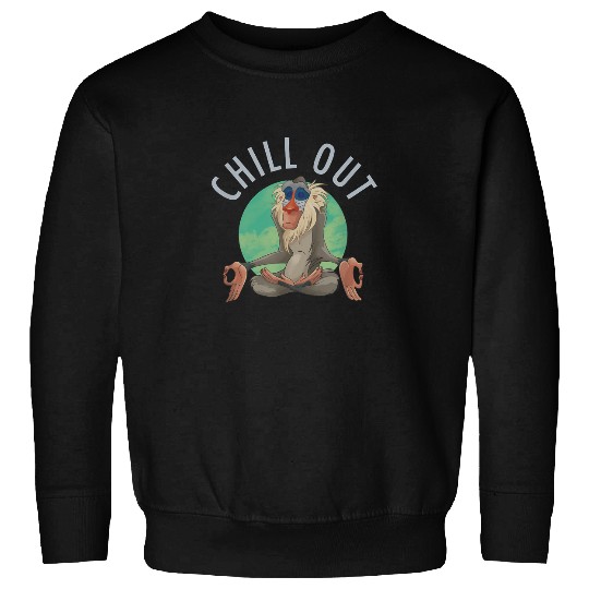 Discover Disney The Lion King Rafiki Chill Out Meditation Sweatshirts