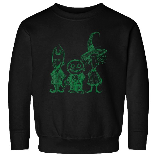 Disney The Nightmare Before Christmas 2024 Boogies Trio 2-sided Sweatshirts