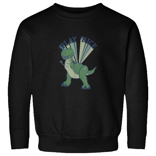 Discover Disney Toy Story 4 Rex Play Nice Dinosaur Sweatshirts