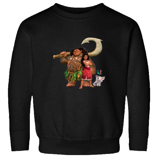 Discover Disney Moana 2 Maui Pua Heihei Ready for a New Adventure Sweatshirts